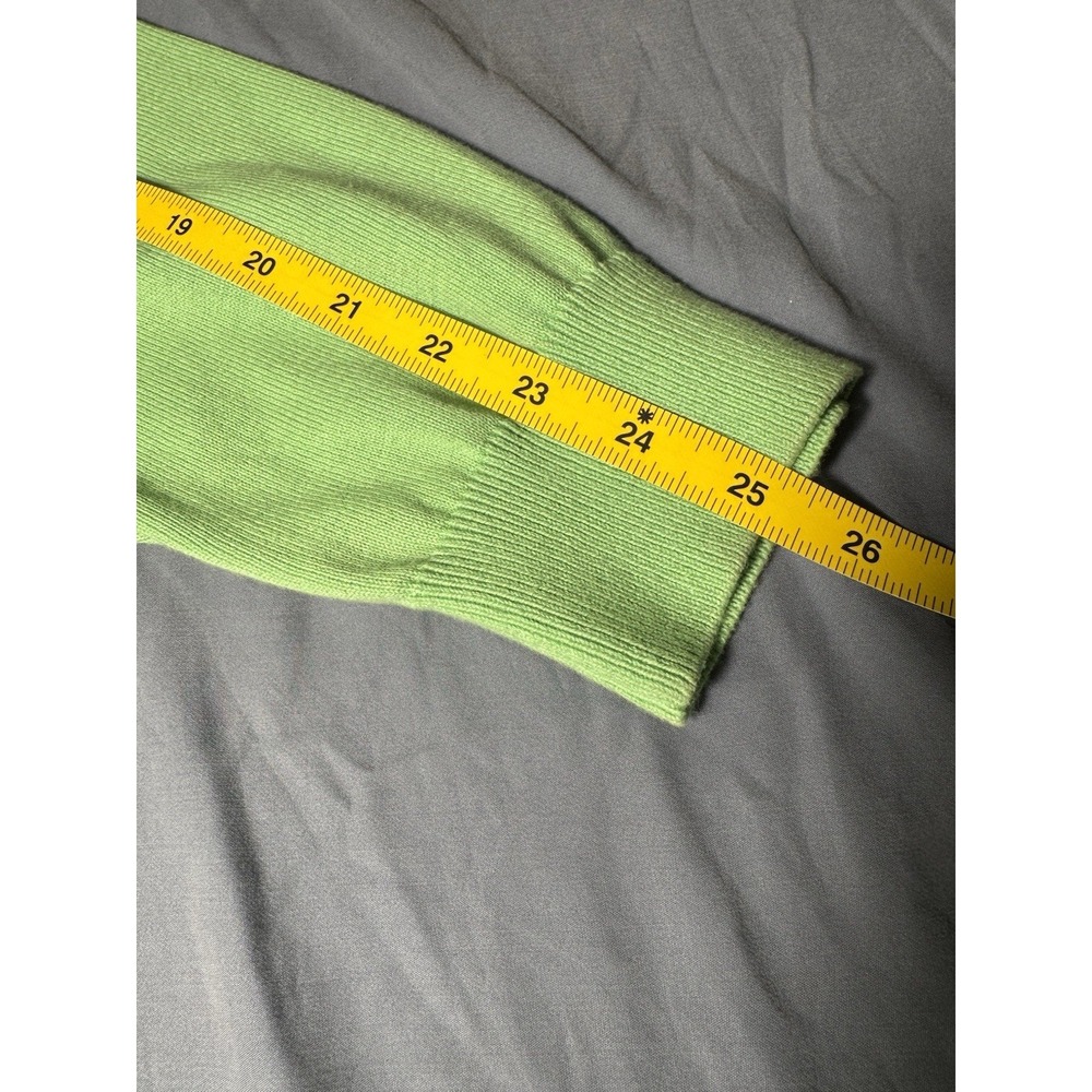 Greg Norman Med‎ Pull Over Golf Sweater Long Sleeve V Neck light green XL - Picture 10 of 11